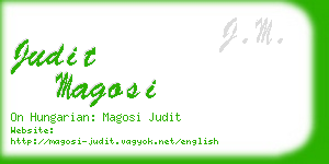 judit magosi business card